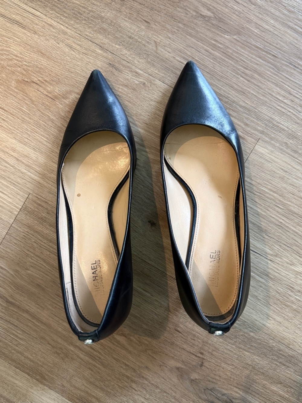 Michael Kors Black Pointed Toe Heels
